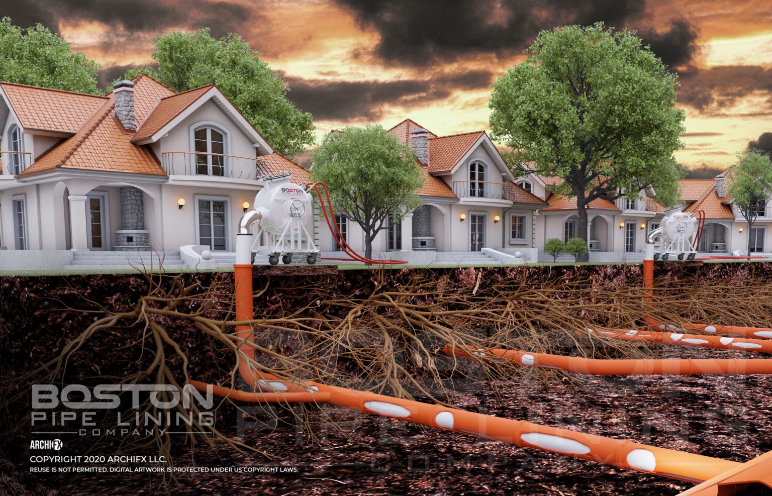 Trenchless Pipe Lining Boston, Massachusetts ZERODIG Sewer Repair