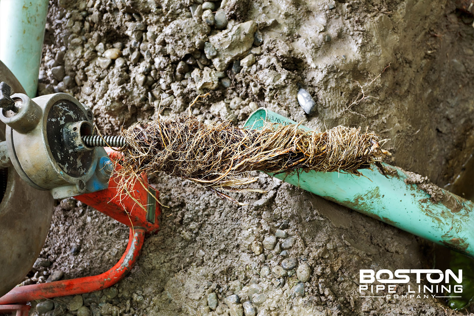 Man start using sewer inspection camera.